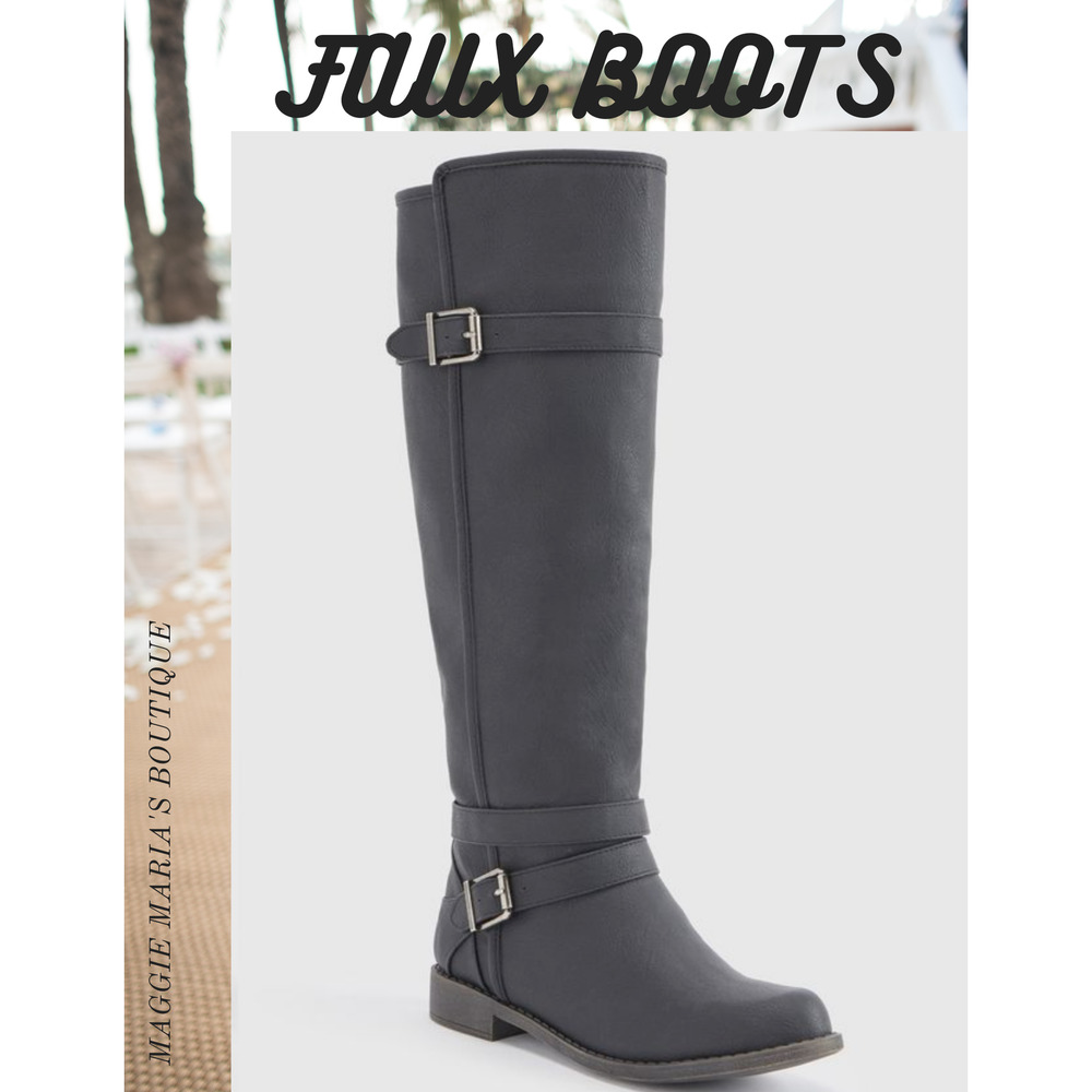 Ride Around Faux Leather Boot {Size 12}